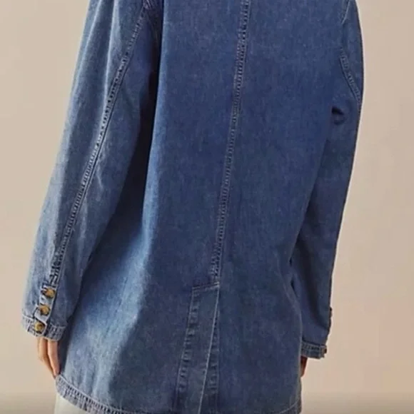 We The Free Beckett Denim Blue Jacket XS - Picture 8 of 8